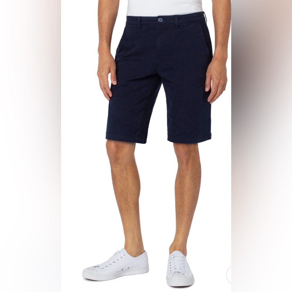 Liverpool Stretch Twill Trouser 9.5” Navy - Size 40